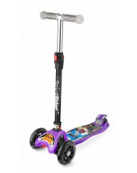 Складной трехколесный самокат со свет.колесами Small Rider Space Race (фиолетовый) Складной трехколесный самокат со свет.колесами Small Rider Space Race (фиолетовый)