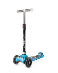Складной трехколесный самокат со свет.колесами Small Rider Space Race (голубой) Складной трехколесный самокат со свет.колесами Small Rider Space Race (голубой)