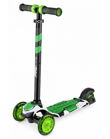 Детский трехколесный самокат со свет.колесами Small Rider Turbo (зеленый) Детский трехколесный самокат со свет.колесами Small Rider Turbo (зеленый)