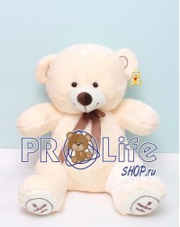 Мишка 100 см  карамельный c повязкой