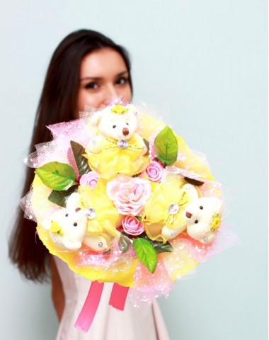 Букет из мягких игрушек
