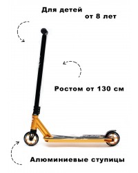 Трюковый самокат Triumf Active золотой Трюковый самокат Triumf Active золотой