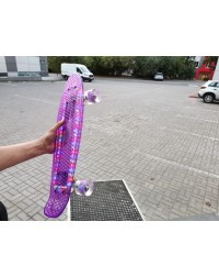 Круизер пластиковый светящийся Лидер Lilac 22 Круизер пластиковый светящийся Лидер Lilac 22