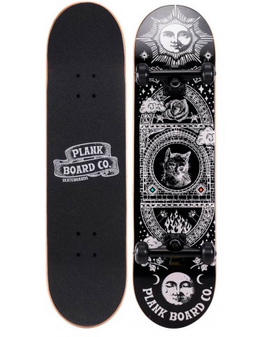 Скейтборд PLANK HELL KITTY 31x8 Трюковый для детей / подростков
