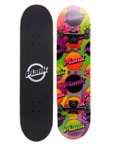 Скейтборд PLANK RETROLASER 31x8 Трюковый для детей / подростков