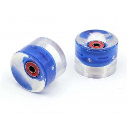 Комплект светящихся колес LDR ABEC-7 для круизера 60*45 синий для скейтборда