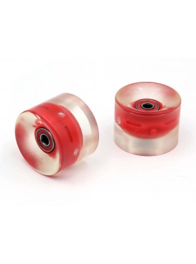 Комплект светящихся колес LDR ABEC-7 для круизера 60*45 красный Комплект светящихся колес LDR ABEC-7 для круизера 60*45 красный