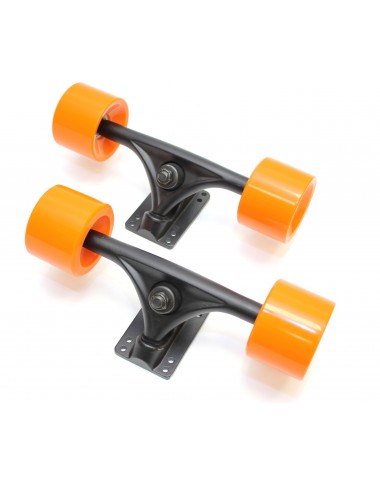 Комплект LDR подвесок + колес + подшипников в сборе для лонгборда Trucks, 7'' для скейтборда