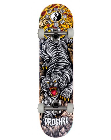 Скейтборд в сборе Droshky Legendary Animal Series - White Tiger 8x31.75 Трюковый для детей / подростков