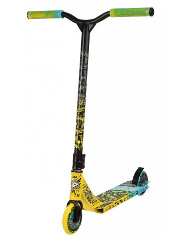 Самокат Plank 360 желто/голубой Трюковый для детей / подростков