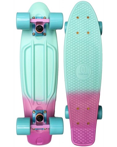 Миникруизер  Tricolor pastel mint 22''x6'', Abec-7 Пенни борд для детей / подростков Миникруизер  Tricolor pastel mint 22''x6'', Abec-7 Пенни борд для детей / подростков
