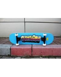 Cкейтборд  Logo синий 31.5" x 8 Cкейтборд  Logo синий 31.5" x 8