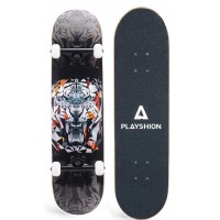 Скейтборд Playshion Tiger 31x8 Трюковый для детей / подростков
