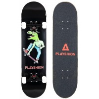 Cкейтборд  Playshion Dino 31x8 Трюковый для детей / подростков