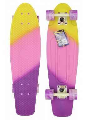 Круизер  Tricolor 27''x8'' Abec-7 yellow