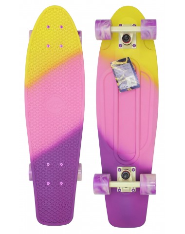 Круизер  Tricolor 27''x8'' Abec-7 yellow Круизер  Tricolor 27''x8'' Abec-7 yellow