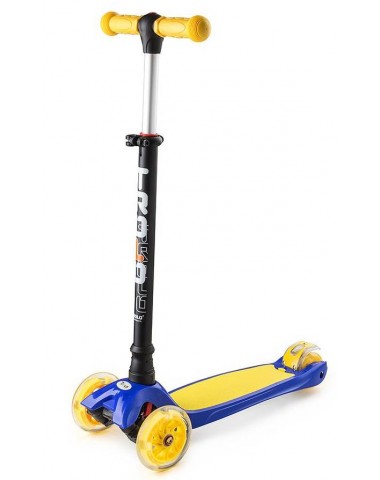 Самокат Trolo MAXI  2017 (регулируемый по высоте руль) Синий-желтый трехколесный / кикборд Самокат Trolo MAXI  2017 (регулируемый по высоте руль) Синий-желтый трехколесный / кикборд