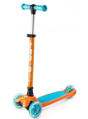 Самокат Trolo MAXI  2017 (регулируемый по высоте руль) Оранжевый-голубой