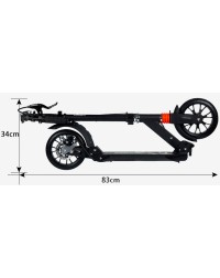 Самокат Urban Scooter с дисковым тормозом белый