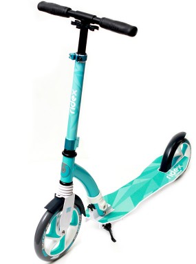 Самокат Ridex Bullet 230/180 мм, синий/белый