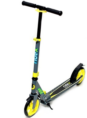 Самокат Ridex Echo 180 мм, желтый/серый Самокат Ridex Echo 180 мм, желтый/серый