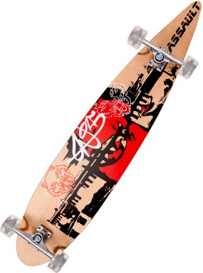 Лонгборд 44" assault ABEC-5