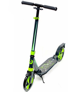 Самокат Ridex Stellar 200 мм, зеленый/черный Самокат Ridex Stellar 200 мм, зеленый/черный