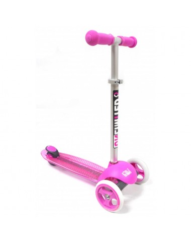 Самокат Unlimited MS05 Pink трехколесный / кикборд Самокат Unlimited MS05 Pink трехколесный / кикборд