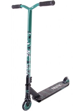 Самокат трюковый Tactic green 100 мм