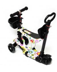 Самокат scooter 5в1 ромашки Самокат scooter 5в1 ромашки