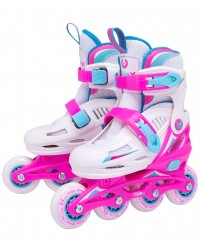 Ролики раздвижные Cricket Pink