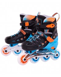 Ролики раздвижные Twist Orange