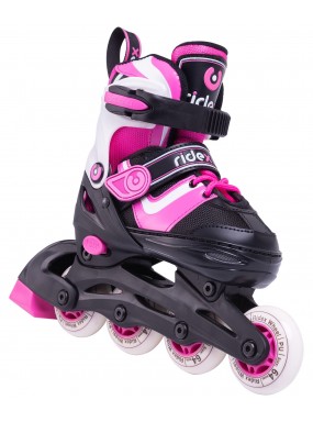 Ролики раздвижные Joker Pink