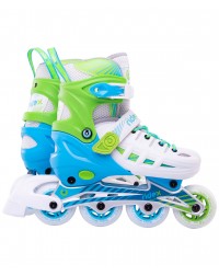 Ролики раздвижные Twist Green