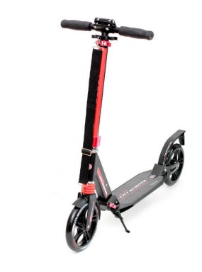 Самокат Tech Team City Scooter черный выгодно Самокат Tech Team City Scooter черный выгодно