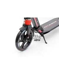 Самокат Tech Team City Scooter черный выгодно Самокат Tech Team City Scooter черный выгодно