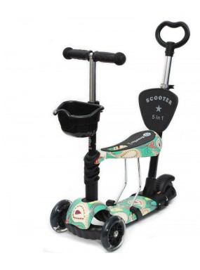 Самокат scooter 5в1 узоры Самокат scooter 5в1 узоры