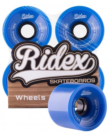 Комплект колес для лонгборда SB, синий, 4 шт. для скейтборда