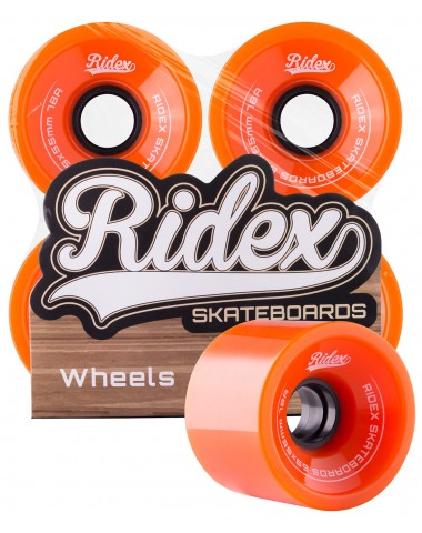 Комплект колес для лонгборда SB, оранжевый, 4 шт. для скейтборда
