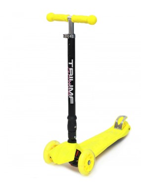 Самокат Triumf maxi flash plus желтый Самокат Triumf maxi flash plus желтый