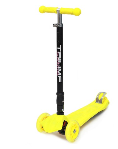 Самокат Triumf SKL-07CL maxi flash plus желтый трехколесный / кикборд Самокат Triumf SKL-07CL maxi flash plus желтый трехколесный / кикборд