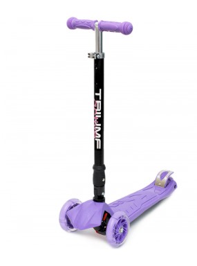 Самокат Triumf maxi flash plus фиолетовый Самокат Triumf maxi flash plus фиолетовый