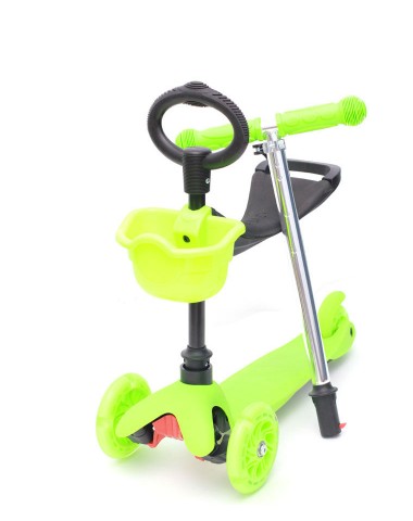 Самокат Triumf  mini up flash 3в1 салатовый