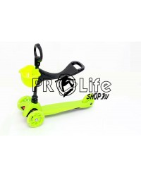 Самокат Triumf mini up flash 3в1 салатовый Самокат Triumf mini up flash 3в1 салатовый