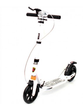 Самокат Urban Scooter с дисковым тормозом белый