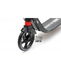 Самокат D-max 9 черный с ручным тормозом
