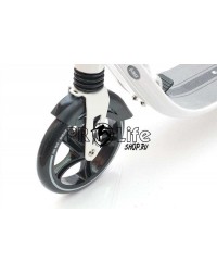 Самокат D-max 9 белый с ручным тормозом Самокат D-max 9 белый с ручным тормозом