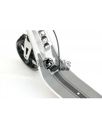 Самокат D-max 9 белый с ручным тормозом Самокат D-max 9 белый с ручным тормозом