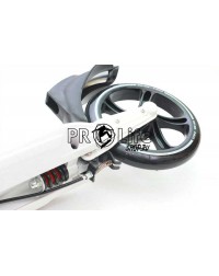 Самокат D-max 9 белый с ручным тормозом Самокат D-max 9 белый с ручным тормозом