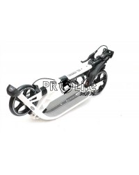 Самокат D-max 9 белый с ручным тормозом Самокат D-max 9 белый с ручным тормозом